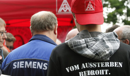 Für die Siemensianer leider nichts neues mehr: Der Kampf um die ...