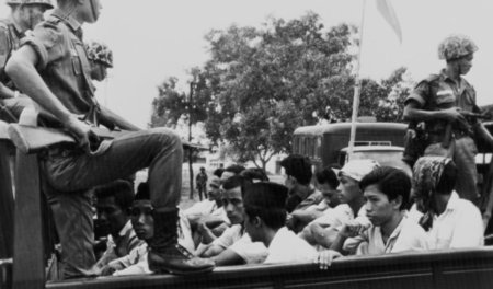 Mutmaßliche Mitglieder der Kommunistischen Partei Indonesiens we...