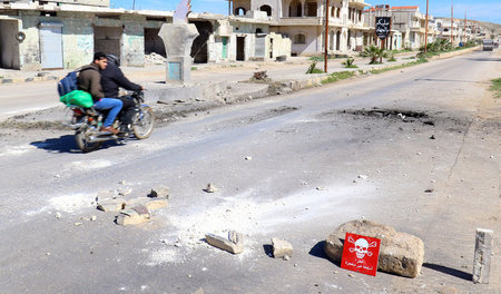 Warnung vor nicht explodierter Munition am 5. April in Chan Scha... Warnung vor nicht explodierter Munition am 5. April in Chan Scha...