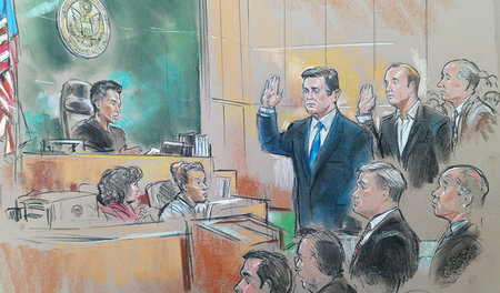 Anhörung von Paul Manafort und Rick Gates im US-Bundesgericht am... Anhörung von Paul Manafort und Rick Gates im US-Bundesgericht am...
