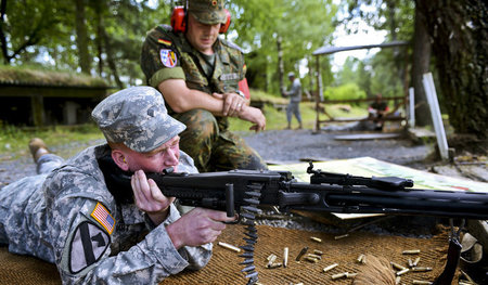 Gemeinsame Übung von Bundeswehr und US-Armee (Grafenwöhr, 20. Ju...