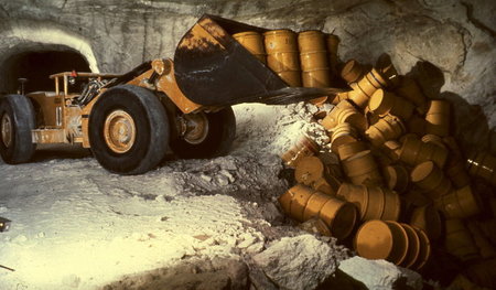 Nicht nur unsortiert: Fässer in der Atommülldeponie Asse