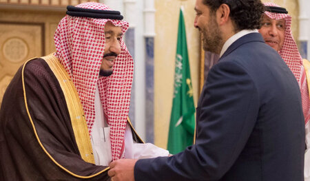 Bündnis gegen die Hisbollah: Der saudische König Salman bin Abdu...