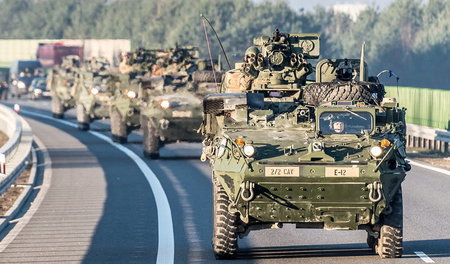 Schwierigkeiten beim Marsch nach Osten: Die Straßen in Polen und...