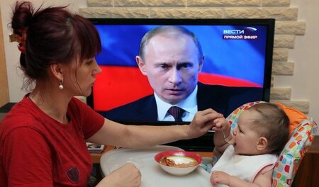 Väterchen Putin dürfte es gern sehen, wenn die Frauen des Landes...