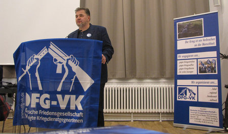 Ruslan Kotsaba am Sonnabend beim 21. Bundeskongress der Deutsche...