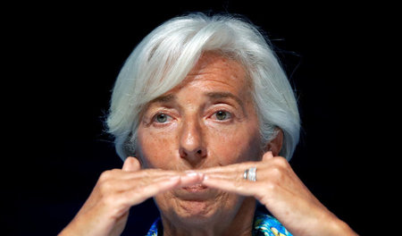 IWF-Chefin Christine Lagarde glaubt, die Krise überwunden zu hab...