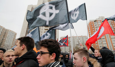 Nationalistenaufmarsch am 4. November in Moskau