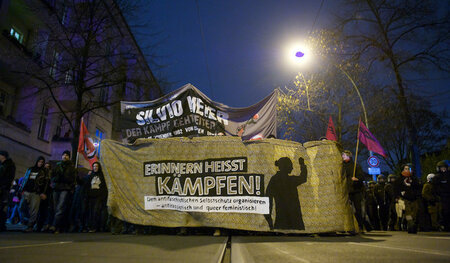 Bis zu 5.000 Menschen nahmen vor fünf Jahren an der Gedenkdemo z...