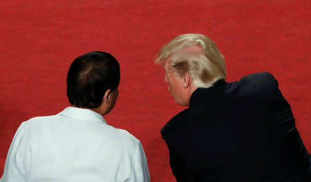 Bestärkt bei »Antidrogenkrieg«: Der philippinische Präsident Rod...