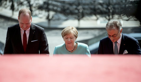 Einfluss: BDI-Lobbyisten Dieter Kempf (r.) und Joachim Lang mit ...