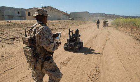 Tödlich: Ein Militärroboter der US-Marines, der im Juli 2016 auf...
