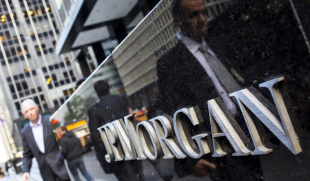 Einzige Superbank der Welt? Zentrale von JPMorgan Chase in New Y...