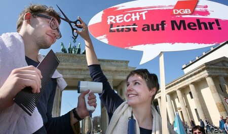 Seit Jahrzehnten kämpft der Deutsche Gewerkschaftsbund gegen Loh...