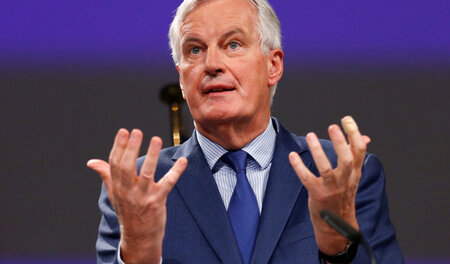 EU-Chefunterhändler für die Ausstiegsverhandlungen zwischen Unio... EU-Chefunterhändler für die Ausstiegsverhandlungen zwischen Unio...