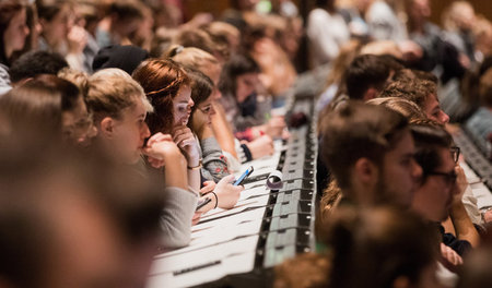 Erstsemesterbegrüßung im Hauptgebäude der Universität Köln am 9....