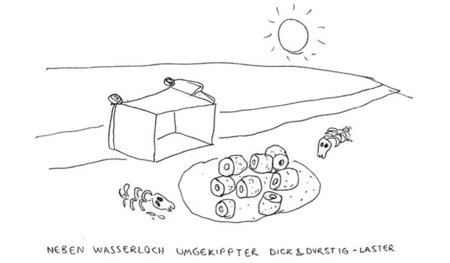 Cinemascope-Seelenlandschaft mit Laster (aus dem Buch)