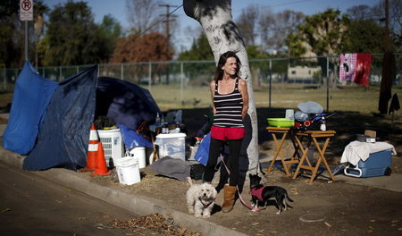 Elend, made by capitalism. Obdachlose in Los Angeles (2015)