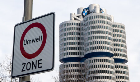 Umweltfreie Zone: BMW-Konzernzentrale in München