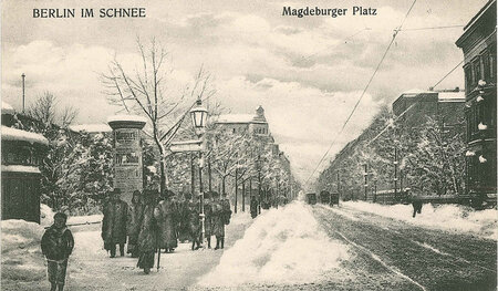 Ansichtskarte »Wintermorgen« aus dem Besitz von Walter Benjamin.... Ansichtskarte »Wintermorgen« aus dem Besitz von Walter Benjamin....