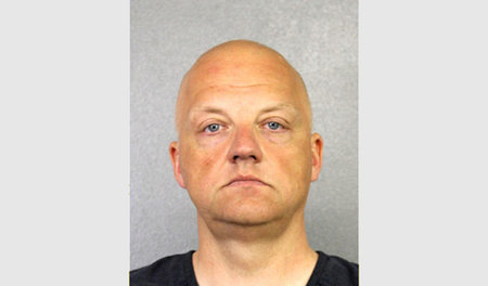 Oliver Schmidt, fotografiert nach seiner Verhaftung (Fort Lauder...
