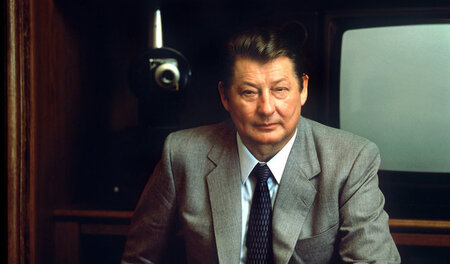 Eines der wenigen Fotos von Leo Kirch, er scheute die Öffentlich...