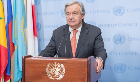 UN-Generalsekretär António Guterres ist der Meinung, dass sich T...