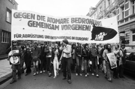 Könnte bald wieder notwendig werden: Am 10. Oktober 1981 demonst...
