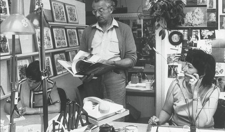 »Eltern« dreier Gnome: Lothar Dräger und Lona Rietschel (r.) in ... »Eltern« dreier Gnome: Lothar Dräger und Lona Rietschel (r.) in ...