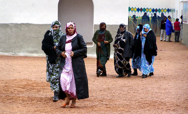 Tifariti, Westsahara: Delegierte der Befreiungsbewegung Frente P...