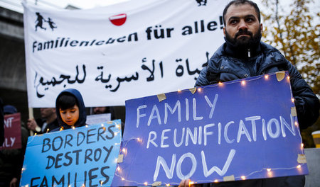 Immer wieder protestierten Geflüchtete in diesem Jahr für ihr Re...