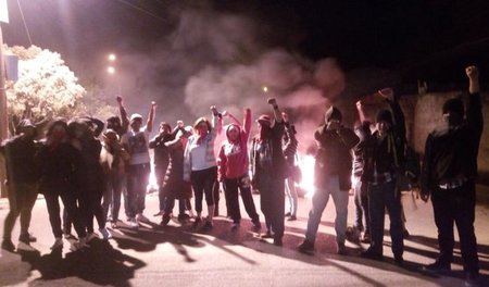 Aktivisten der Indigenenorganisation COPINH (Ziviler Rat der ind...