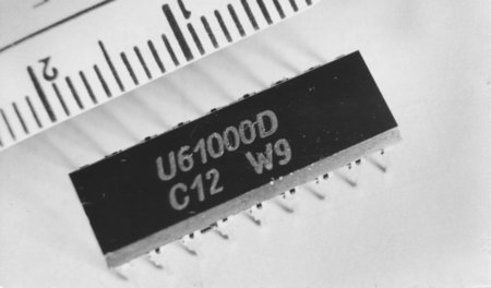Der DDR-Ein-Megabit-Chip. Anders als hämisch behauptet, war der ...
