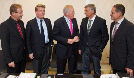 Die CDU-Politiker Thomas Dörflinger (v.l.n.r.), Thomas Bareiß, C... Die CDU-Politiker Thomas Dörflinger (v.l.n.r.), Thomas Bareiß, C...