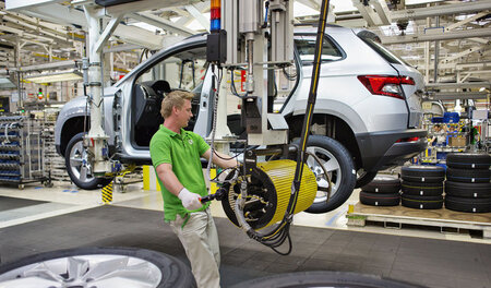 Das SKODA-Werk Kvasiny: Einer von drei Fertigungsstandorten in T... Das SKODA-Werk Kvasiny: Einer von drei Fertigungsstandorten in T...