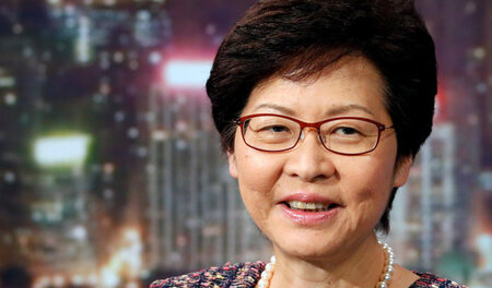Carrie Lam: Die chinesische Politikerin ist seit Juli Regierungs... Carrie Lam: Die chinesische Politikerin ist seit Juli Regierungs...