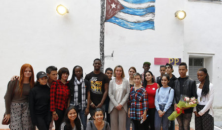 Im Dialog mit der kubanischen Jugend: EU-Außenbeauftrage Federic...