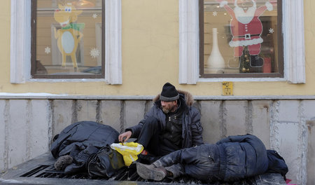 Obdachlose in Moskau: Ihre Zahl wird nach oben schnellen, sollte...