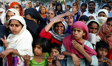 Die ermordete Oppositionspolitikerin Benazir Bhutto wurde am Fre...