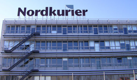 Druck- und Verlagshaus der regionalen Tageszeitung Nordkurier in...