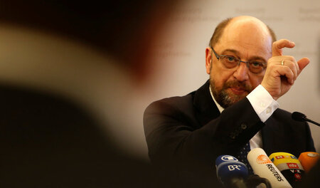 Kommt noch jemand mit? Martin Schulz am Mittwoch in »Kloster Irs... Kommt noch jemand mit? Martin Schulz am Mittwoch in »Kloster Irs...