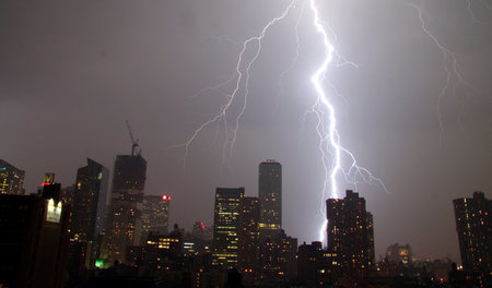Gewitter über Manhattan: Hier befand sich lange Zeit die General...