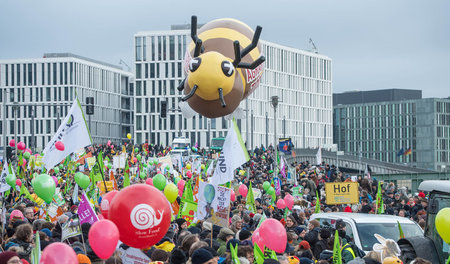 Bunt und vielfältig: Die Demo für eine soziale und ökologische W...