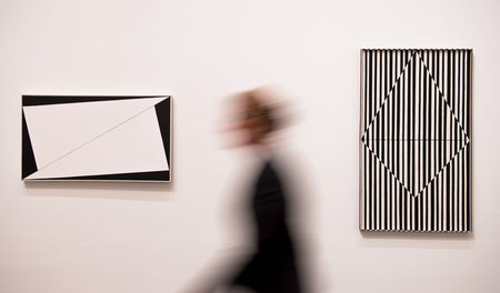 Carmen Herreras Werke »Equation« (l) und »Quartet« in der Kunsts...