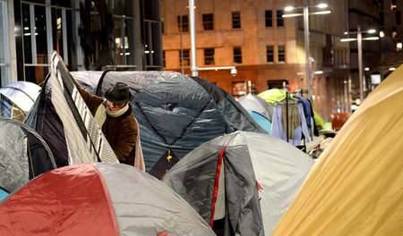 Viele Australier haben nichts vom Boom: Zeltstadt von Obdachlose...