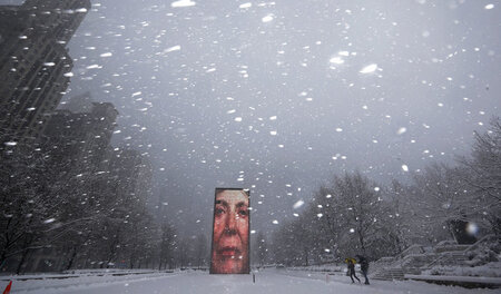 »Irres Material dabei«: Videoskulptur »Crown Fountain« in Chicag...