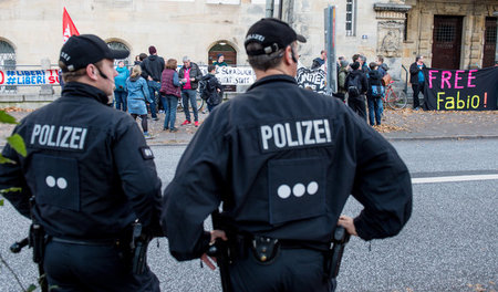 Solidarität gegen Repression: Kundgebung für den inhaftierten G-...