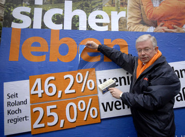 Soviel ist sicher: Seit Roland Koch regiert, geht es bergab Soviel ist sicher: Seit Roland Koch regiert, geht es bergab
