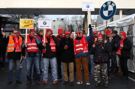 Bei BMW rollte kein Wagen vom Band (Werk in Berlin, 2. Februar)