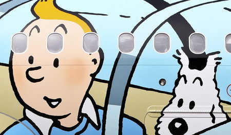 Bald umlackiert? Tim und Struppi zieren eine Air-Brussels-Maschi...